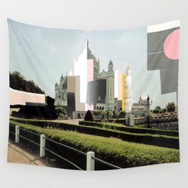 the abstract house dream oder sowas · castle two Wall Tapestry