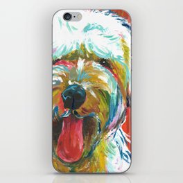 Soft-Coated Wheaten Terrier // Colorful  iPhone Skin