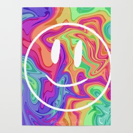 Trippy Smile Poster