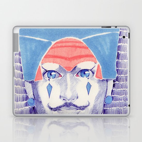 I Mustache You a Question Laptop & iPad Skin