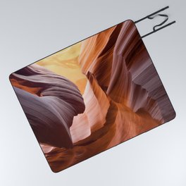 Antelope Canyon Sandstone Slot Picnic Blanket
