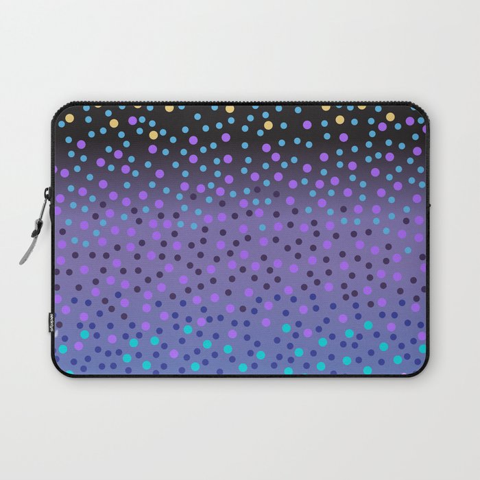 Night Stars: purple and blue Laptop Sleeve