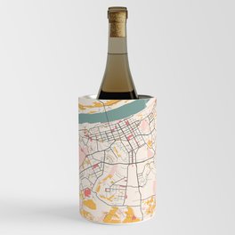 Paris city map Wine Chiller