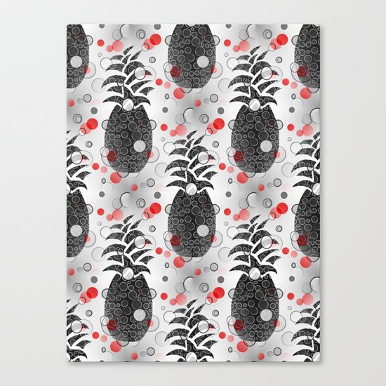 Pineapple Arrangement Canvas Print