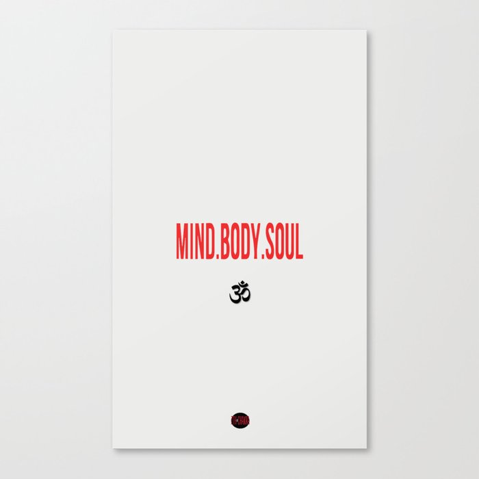 Mind.Body.Soul Canvas Print