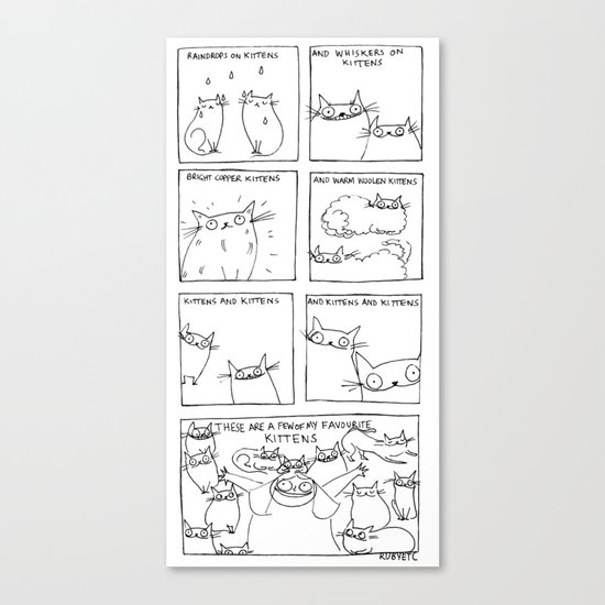 my favourite things Canvas Print