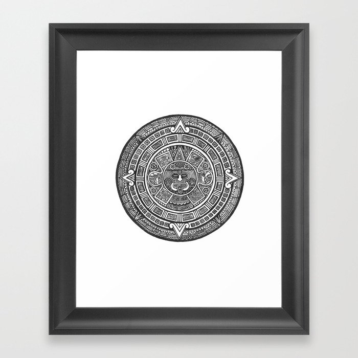 Aztec Roots Framed Art Print