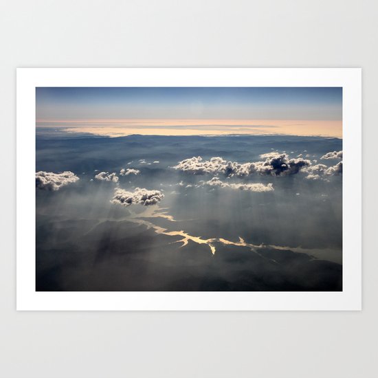 between Sky and Earth Art Print