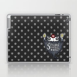 Spooky for Life Cat Ghost Laptop Skin