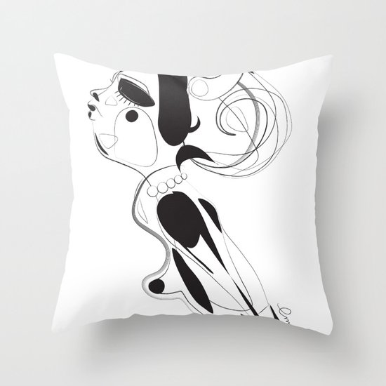 Maen ar sklerijenn - Emilie Record Throw Pillow