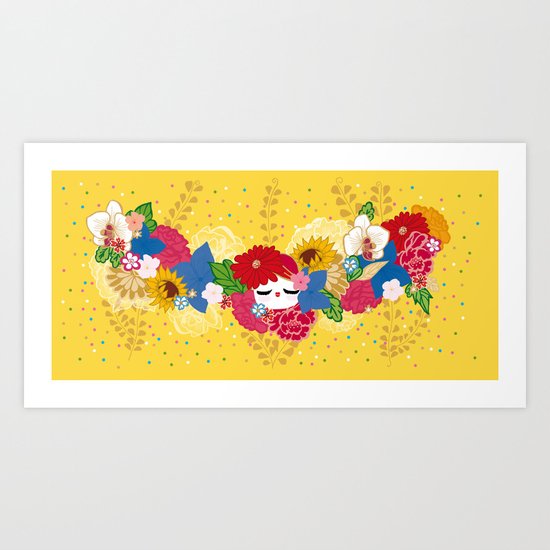 Kokeshina - Eté / Summer Art Print