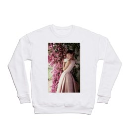 Audrey Hepburn Flowers Crewneck Sweatshirt