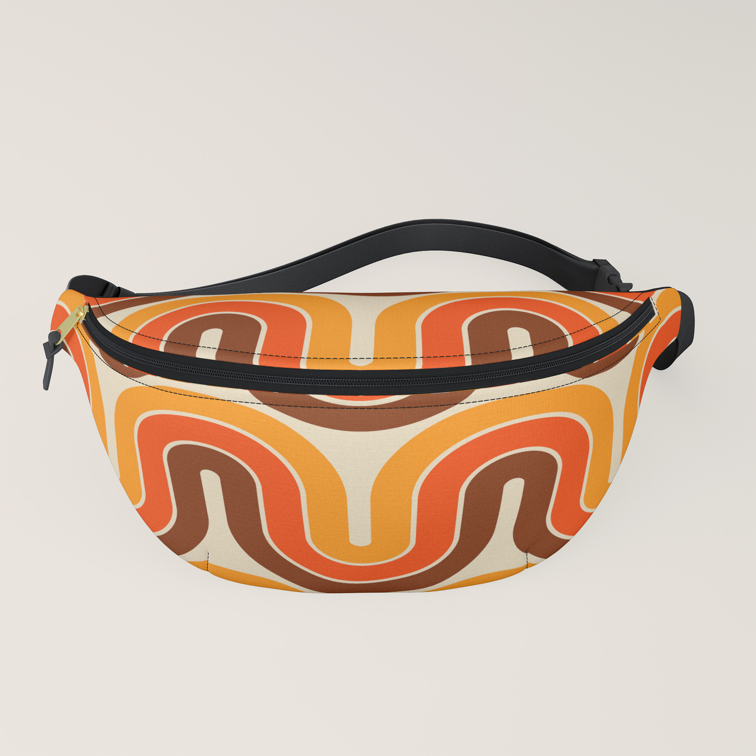 geometric fanny pack