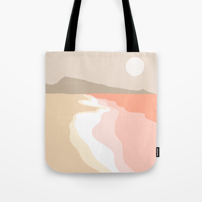 Minimal Seascape 2 - Coastal Art Tote Bag