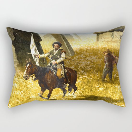 Giants on the Plains Rectangular Pillow