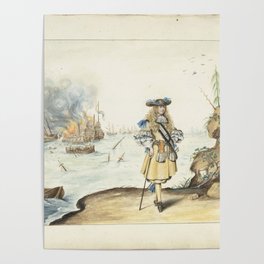Moses op de kust bij Harwich, Gesina ter Borch, in or after 1667 - in or before c. 1687 Poster