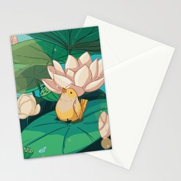 Nelumbo nucifera Lotus flower Stationery Card