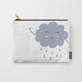 happy little rain cloud Carry-All Pouch