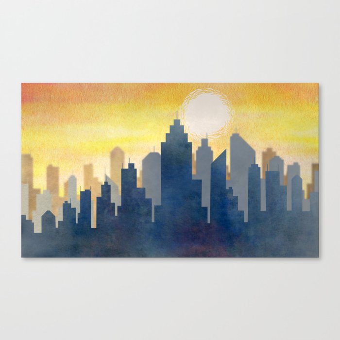 City Heat Wave Canvas Print by tjc555 | Society6