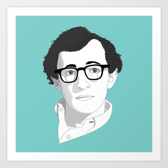 Woody Allen Art Print