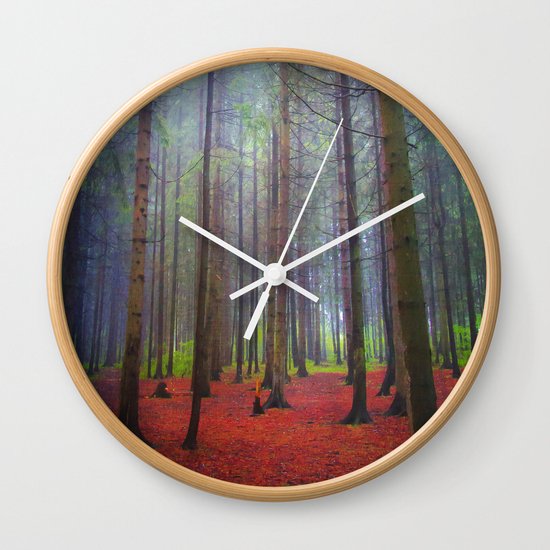 Back to the forest Wall Clock
