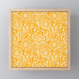 Saffron Coneflowers Framed Mini Art Print