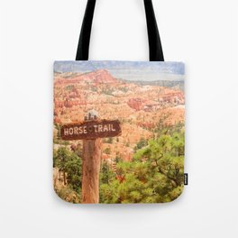 Horse Trail Grand Canyon Photo Tote Bag