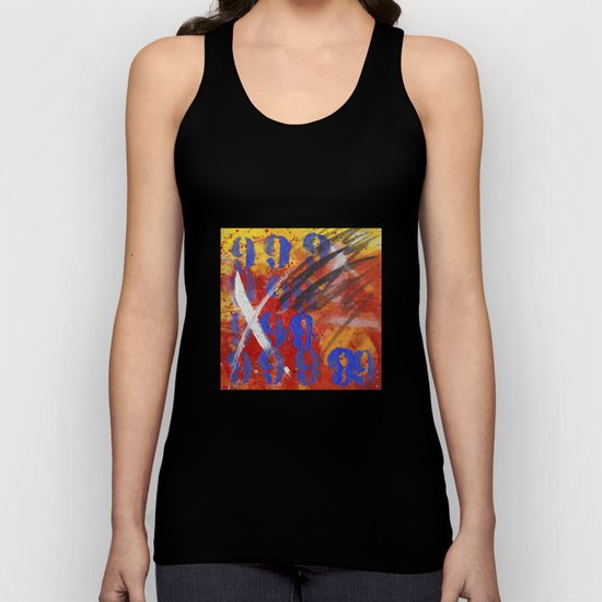 9999 paint Unisex Tank Top