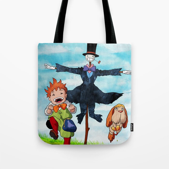 Markl Turnip Head And Heen Howls Moving Castle Tote Bag By