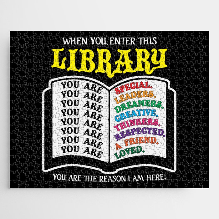 Cool Librarian Saying Jigsaw Puzzle
