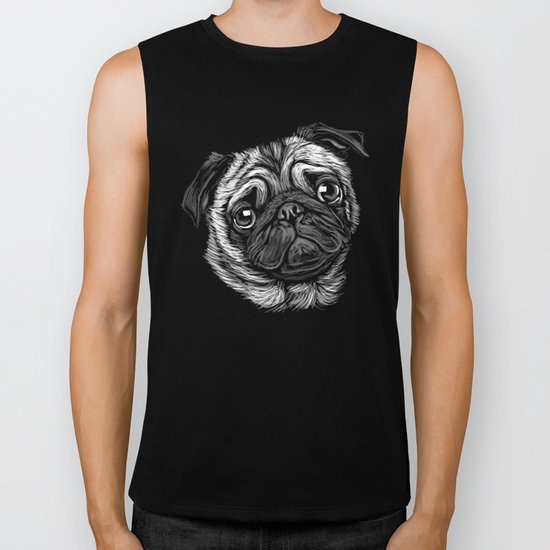 Pug Biker Tank
