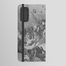 Destruction of the Army of the Amorites - Gustave Dore Android Wallet Case