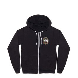 Sinking Ship and Anchor  Zip Hoodie