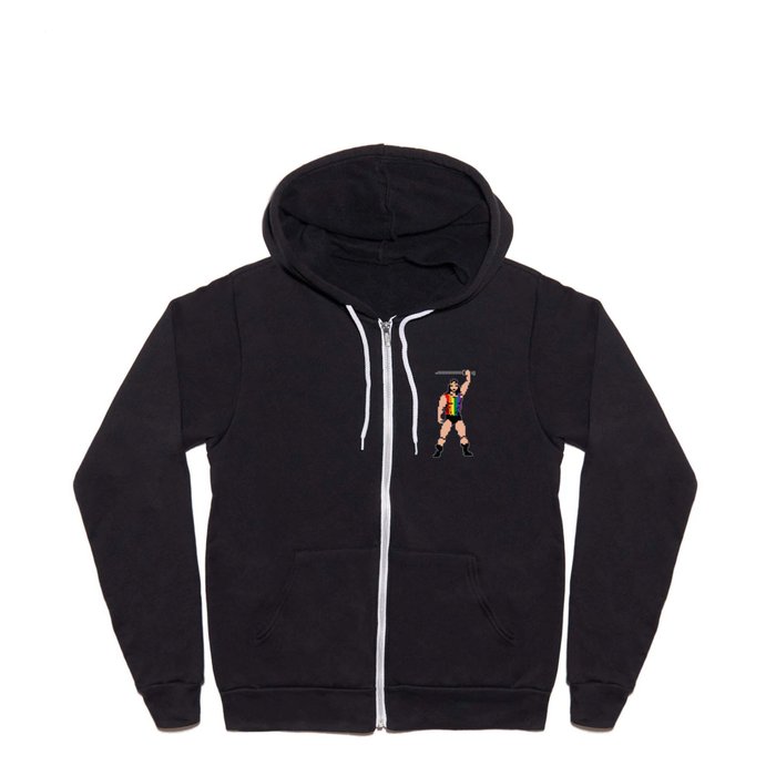 The Open Minded Barbarian Full Zip Hoodie