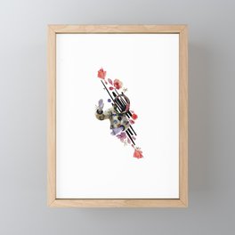 Floral Astronaut Framed Mini Art Print