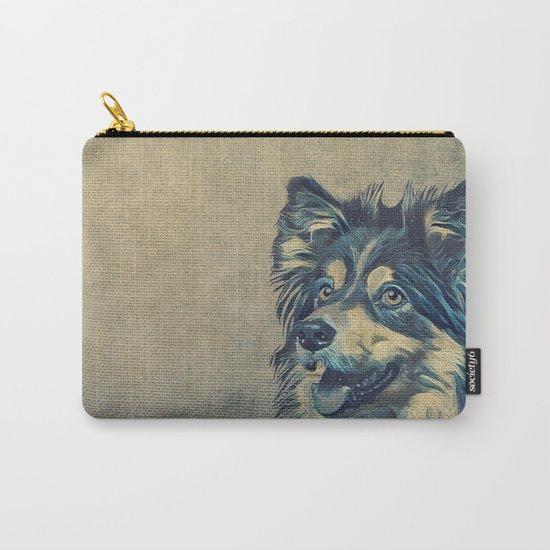 Shetland Sheepdog Painting Carry-All Pouch