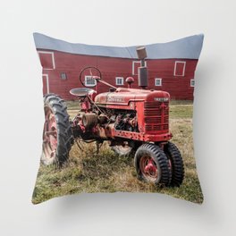 Two Old Reds Throw Pillow