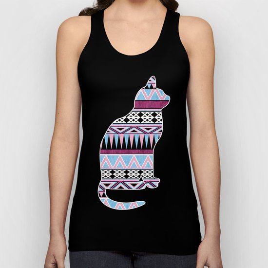 Fun & Fancy Kitty. Unisex Tank Top