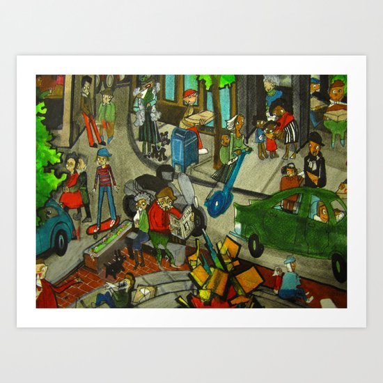 DC Peeps 2011 Art Print