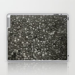 Monochrome mosaic Laptop Skin