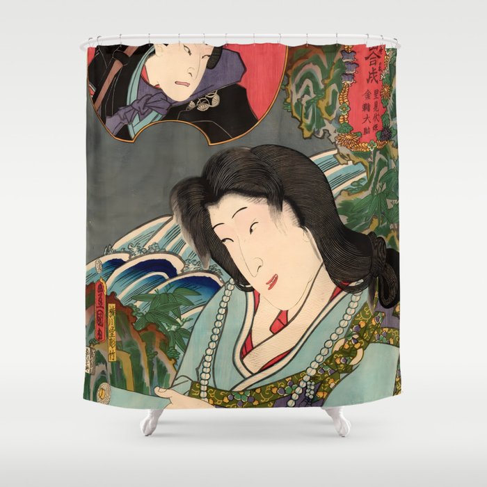 Princess Fuse (Utagawa Kunisada) Shower Curtain