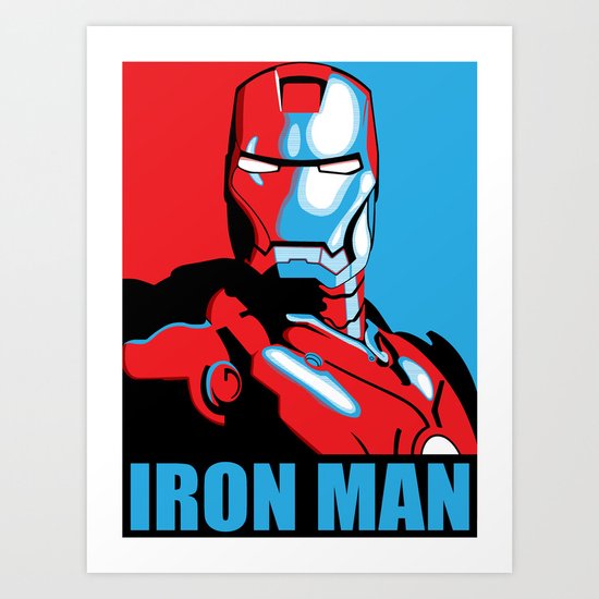 Iron Man Art Print