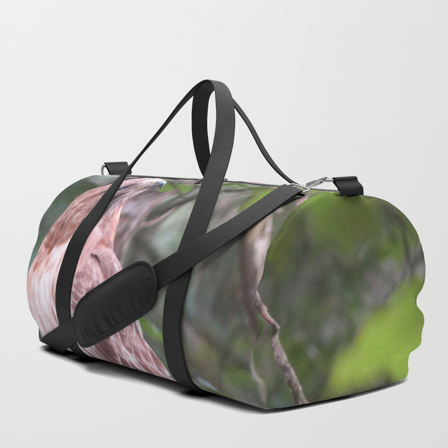 hawk bag pink and gray