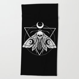 Mystic Moth Beach Towel