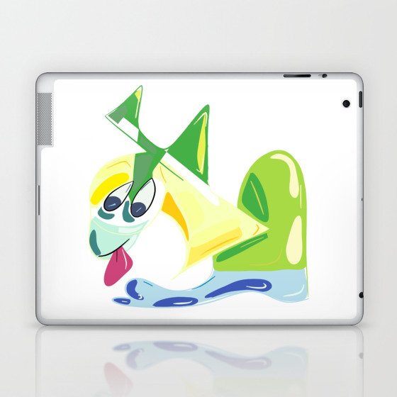 Abstrait couleur animal figuratif  Laptop & iPad Skin