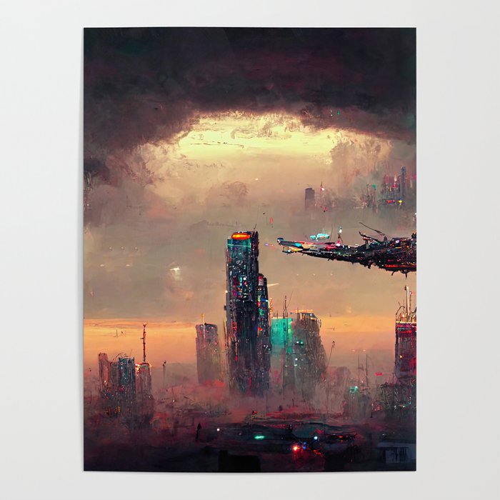 Flying to the Infinite City Poster