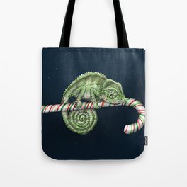 Christmas Chameleon Tote Bag