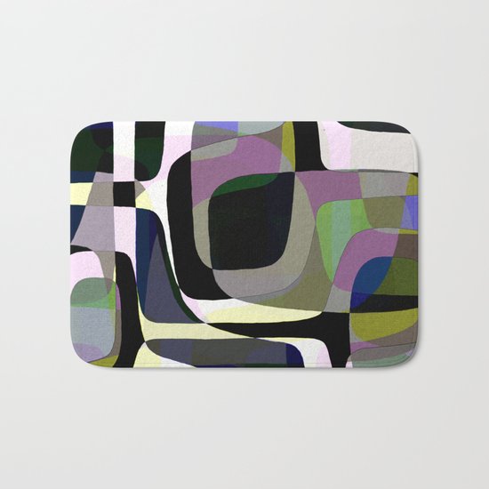 Mid Century Abstract 2 Bath Mat