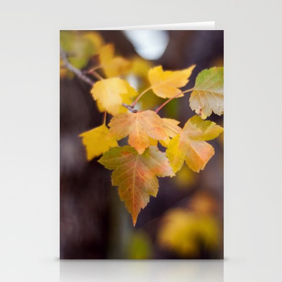 Autumn Yellow Stationery Cards