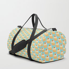 Tropical Cake Pattern - Blue Duffle Bag